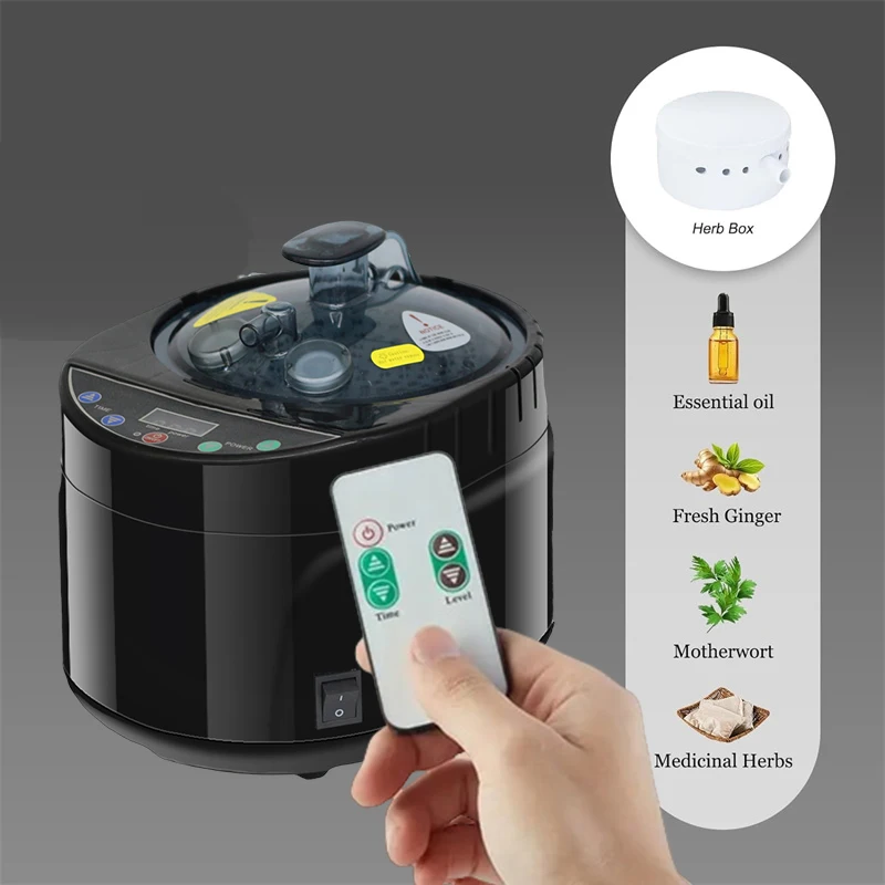 Imagem -03 - Home Spa Therapy para Aquecimento Power Steamer Pot Gerador de Sauna Novo Estilo ue Eua au uk Plug 4l 1600w