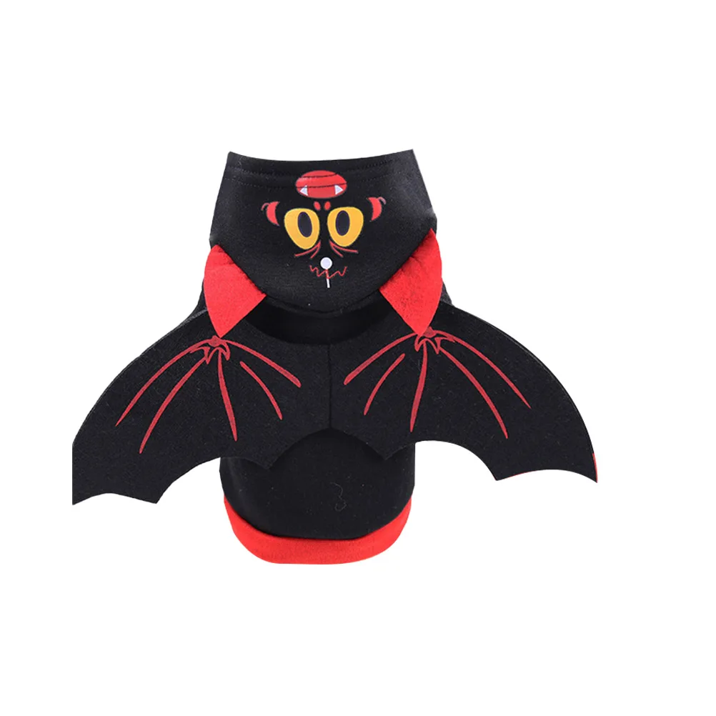 

Halloween Bat Costumes Halloween Pet Costumes for Dogs Cats Black Outfits Pet Suit DIY Party Festival Photoshoot Accessories