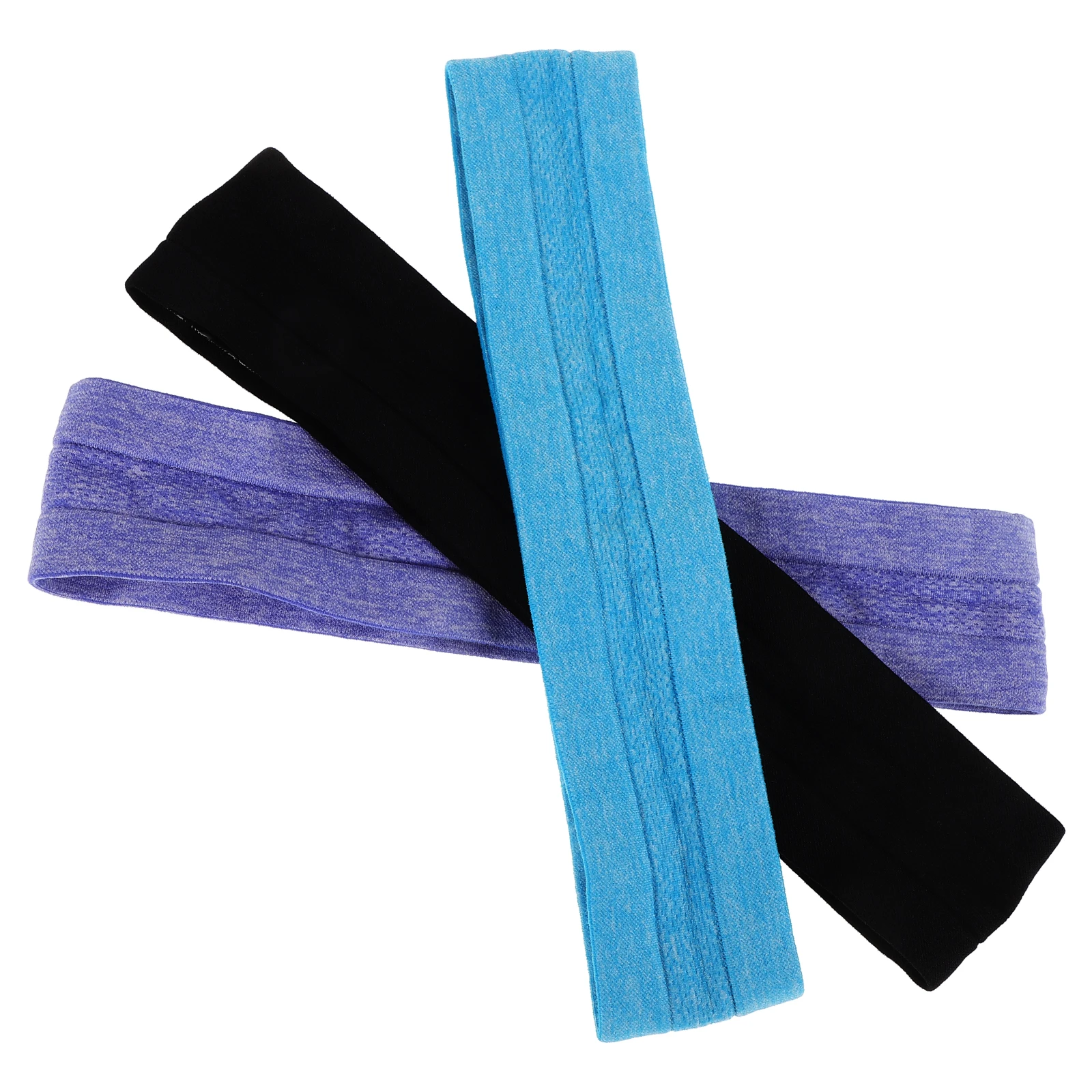 

3pcs High Elastic Sport For Women Sweat-Wicking Breathable Non Slip Headbands Yoga Running Tennis Exercise Headbands