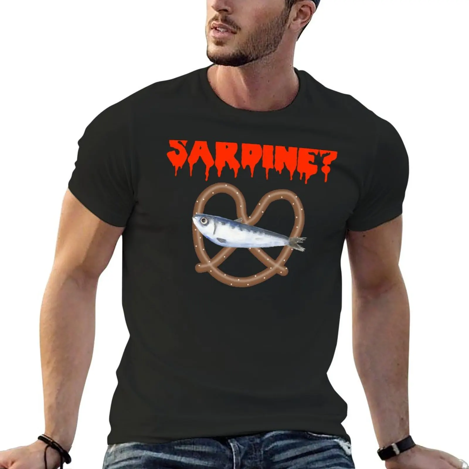 Sardine? T-Shirt new edition tees man clothes customs design your own tshirts for men