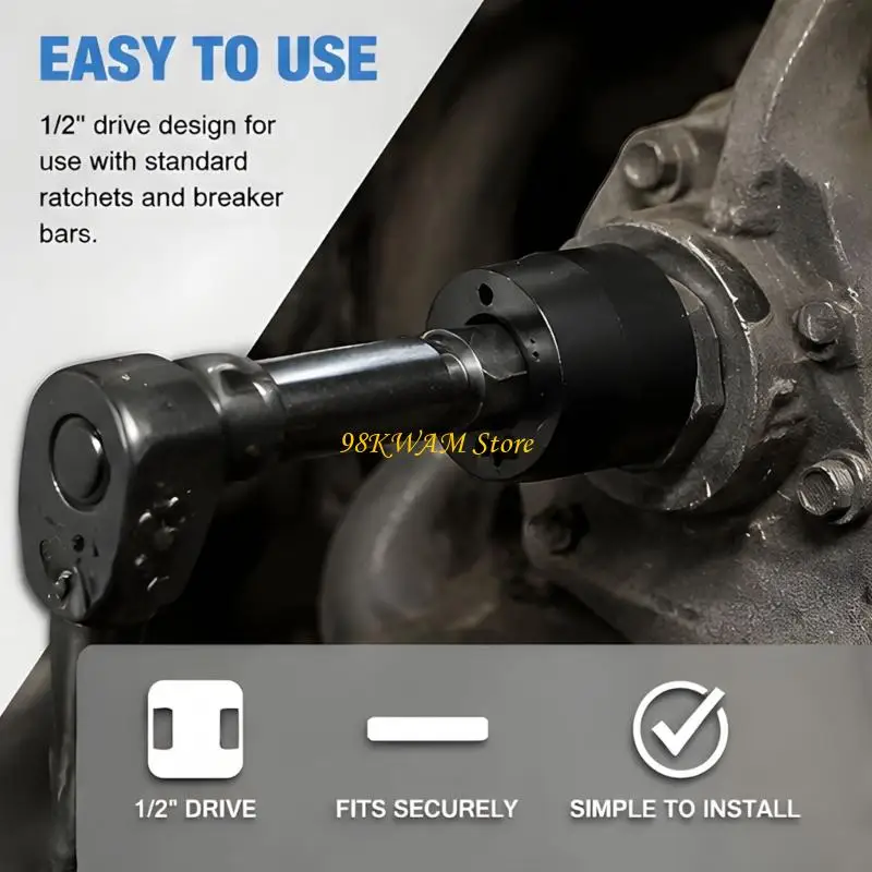 6 Point Service Socket Tool with Visible Size Data W742589020700 for Trucks 68UF