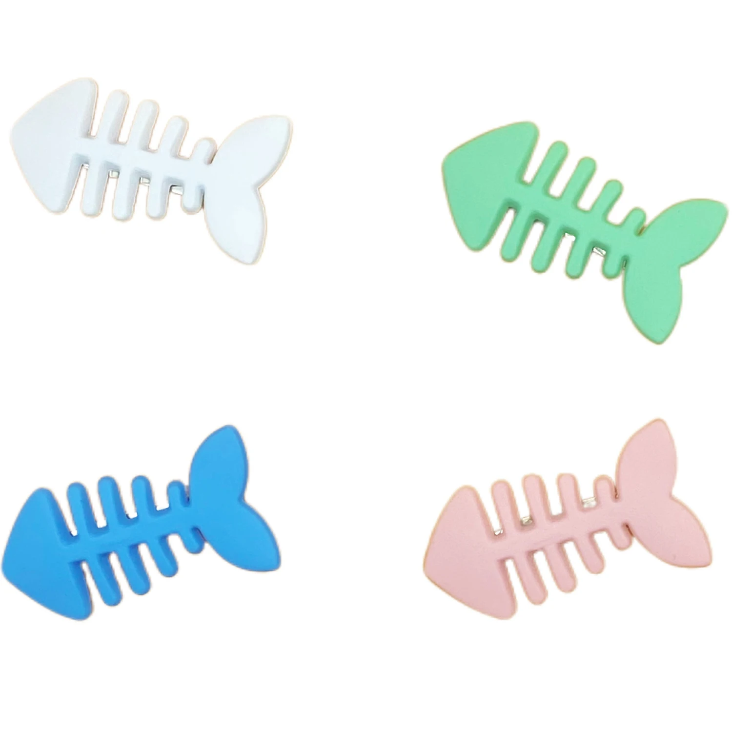 New Simple Fish Bone Hair Clip Korea Style Barrettes Side Clips for Women Girls Cute Bangs Hair Pins Headdress Hair Accessories