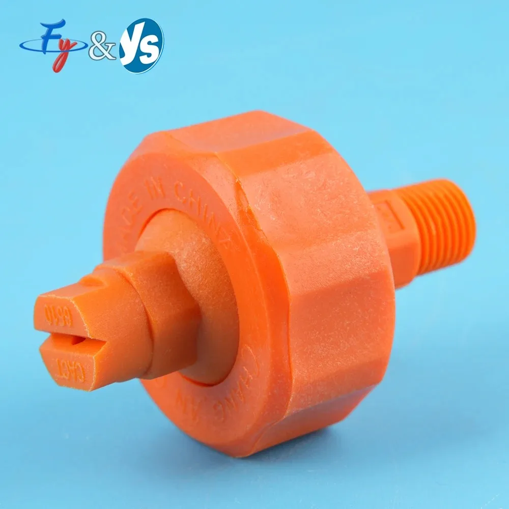 Nosel Kipas Plastik yang Dapat Disesuaikan 1/4"-1/2" - Kepala Semprotan Bulat PP untuk Proses Degreasing & Phosphating Permukaan