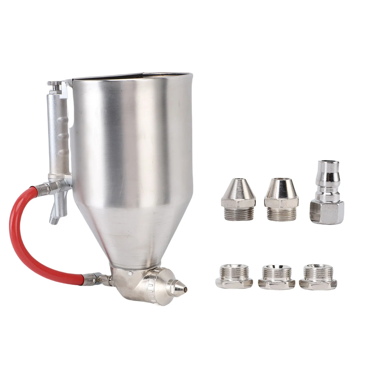 

Pneumatic Cement Sprayer Cement Mortar Sprayer Stainless Steel Air Spray Gun for Exterior Wall Painting 1/4 Inch Inlet