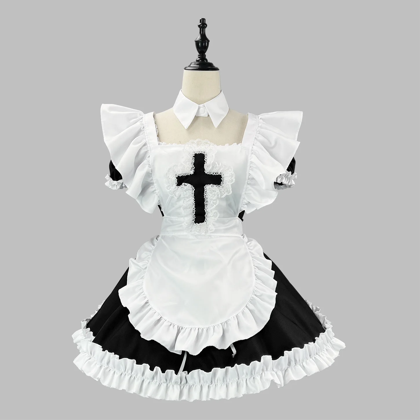 

Lolita Cosplay Maid Dress Costume Girl Woman Anime Maid Waiter Large Size Dress Trending Party Performance Costumes