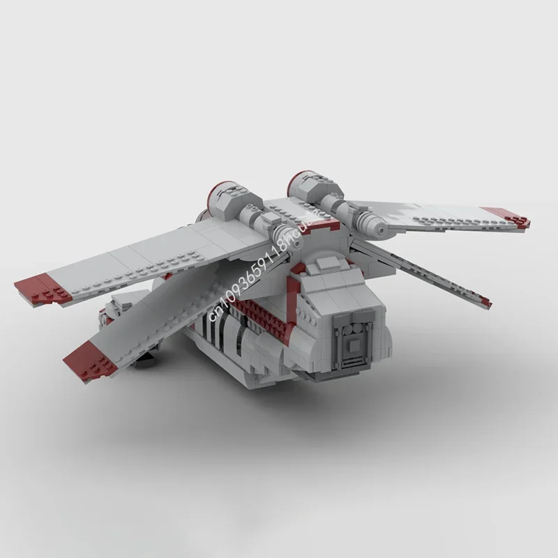 1467 قطعة moc ستار معركة متعددة الارتفاعات الاعتداء النقل اللبنات نموذج الإبداعية تجميع الطوب لعب الاطفال هدايا العيد #4