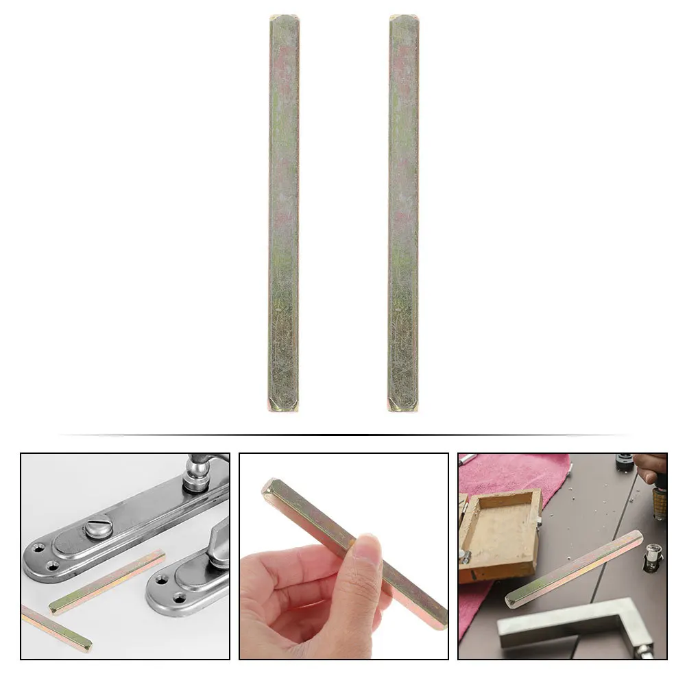 

2Pcs 75Mm Iron Door Handle Spindle Bar High Grade Zinc Coated Vintage Style Hardware Replacement Part Old Door Knob Replacement