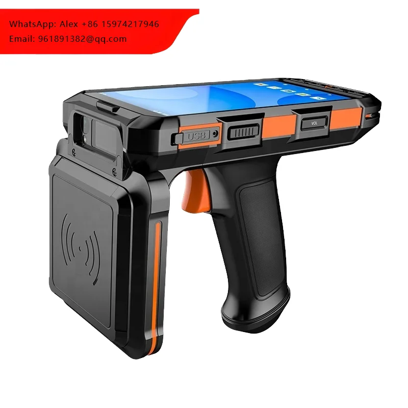 

Vanch VH-H83 Impinj E710 Chip Long Range Android 11 Handheld UHF RFID TAG Reader Barcode Scanner