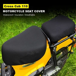 NEW For Honda Cross Cub 110 Accessories 3D Breathable Seat Cover CC110 Motorcycle Seat Covers Seat Cushion