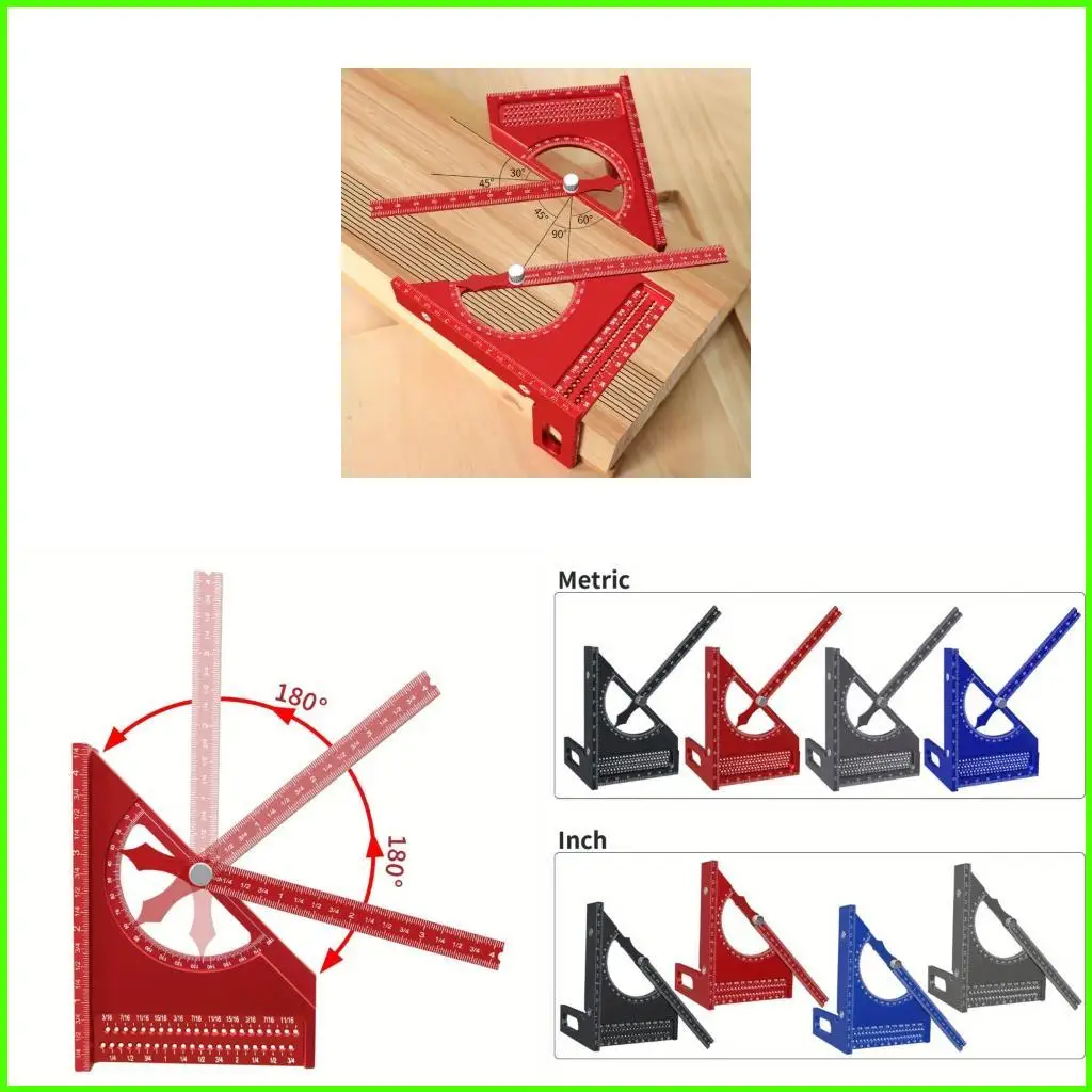

Solid Carpenters Angles Finders With 180 Degree Quick Guide Marking