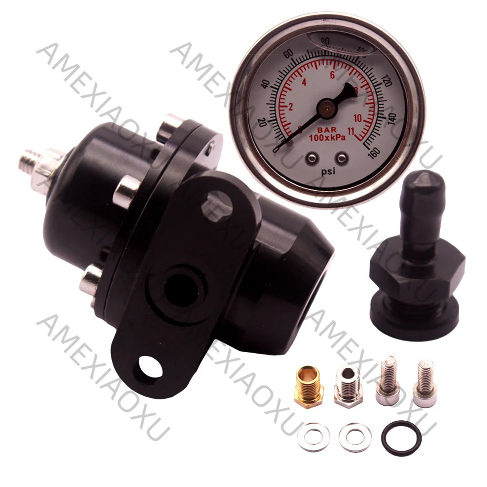 For Honda Civic B Series B16 B18 B17 B20 Si LS GSR D16 Racing Adjustable FPR+Fuel Pressure Regulator Auto Parts AMEXIAOXU