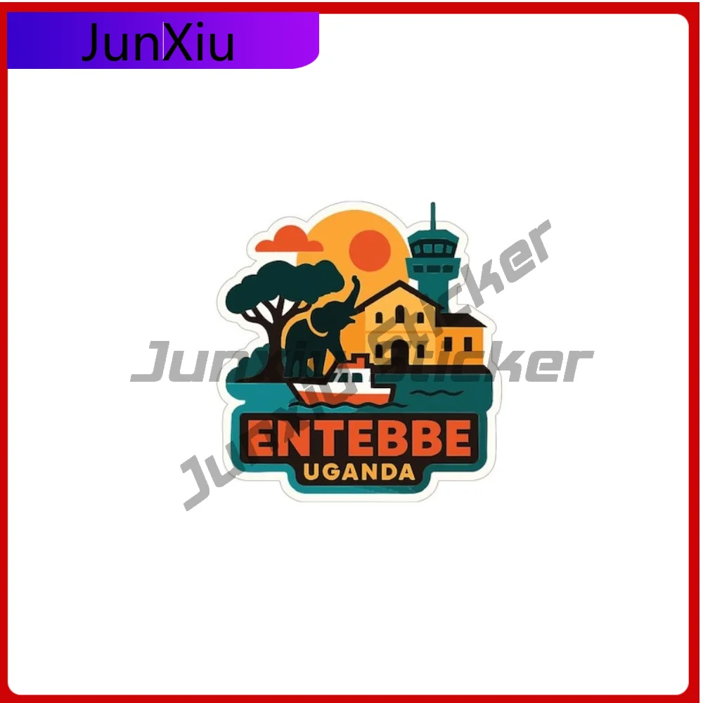 

Entebbe Uganda Travel Sticker Accessories Vinyl Decal Decorative Suv Bodywork Guitar Motorcycle Helmet Decals Stickers Motorcycl