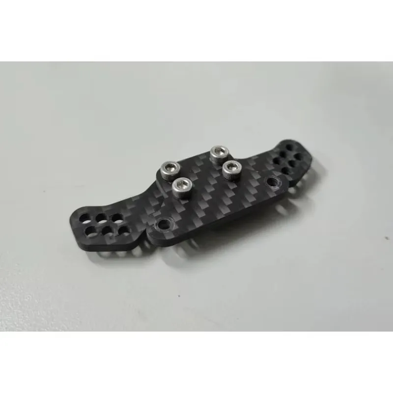 Direct Fit Carbon Fiber Butterfly Brace for Losi Baja Rey 1/10 RC Desert Short Course V1 V2 Compatible 3mm Plate Longer Shocks