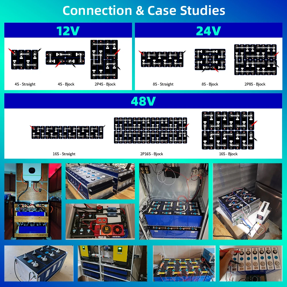 A등급 충전식 LFP 배터리, 8000 사이클 배터리, DIY 태양 전지, Lifepo4 셀 팩, 320Ah , LiFePO4, 3.2V, 12V, 24V, 48V, 신제품