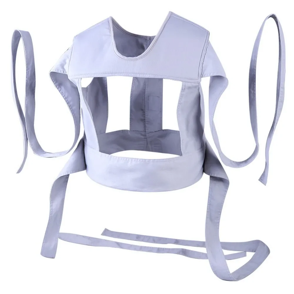 Elderly Patient Restraint Vest Belt Bedridden Paralyzed Bound Constraints Cloth Wheelchair Back Restraint Suit Safe Fixing Belts