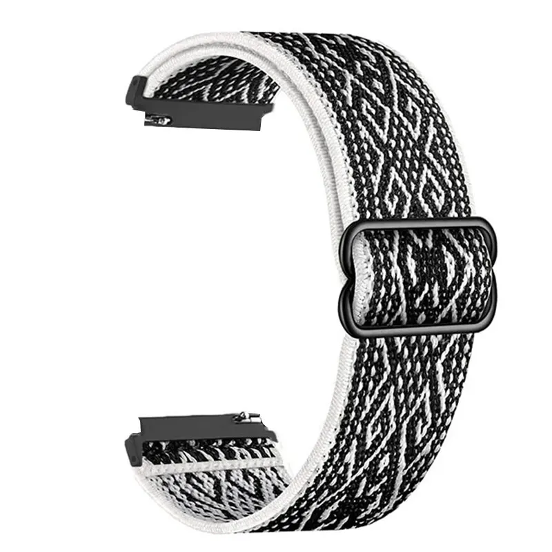 22 مللي متر 20 مللي متر قابل للتعديل مطاطا النايلون حزام ل TicWatch الفرقة برو 3 الترا E3 E2 S2 برو X GTW Soort سوار Smartwatch اكسسوارات #4