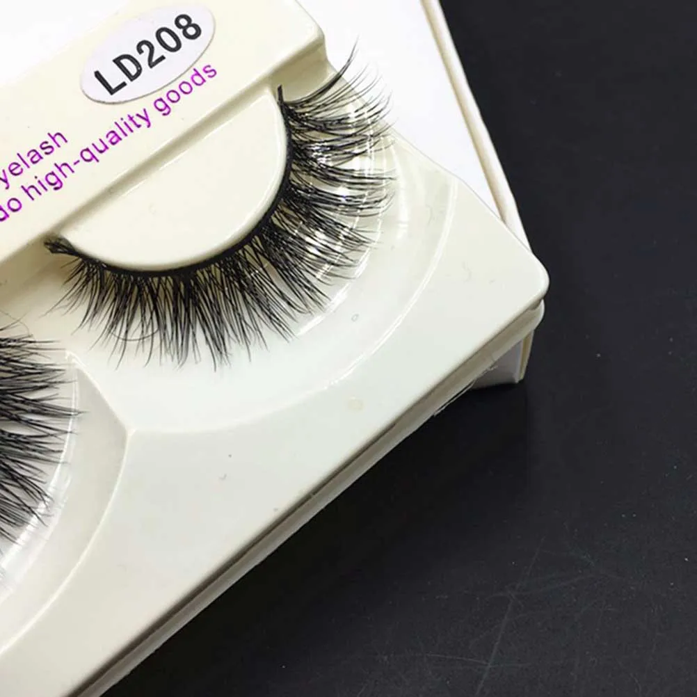 Premium False Eyelashes Long Thick Lashes Natural Look Easy to Use Remove Safe Odorless for Women Daily Makeup