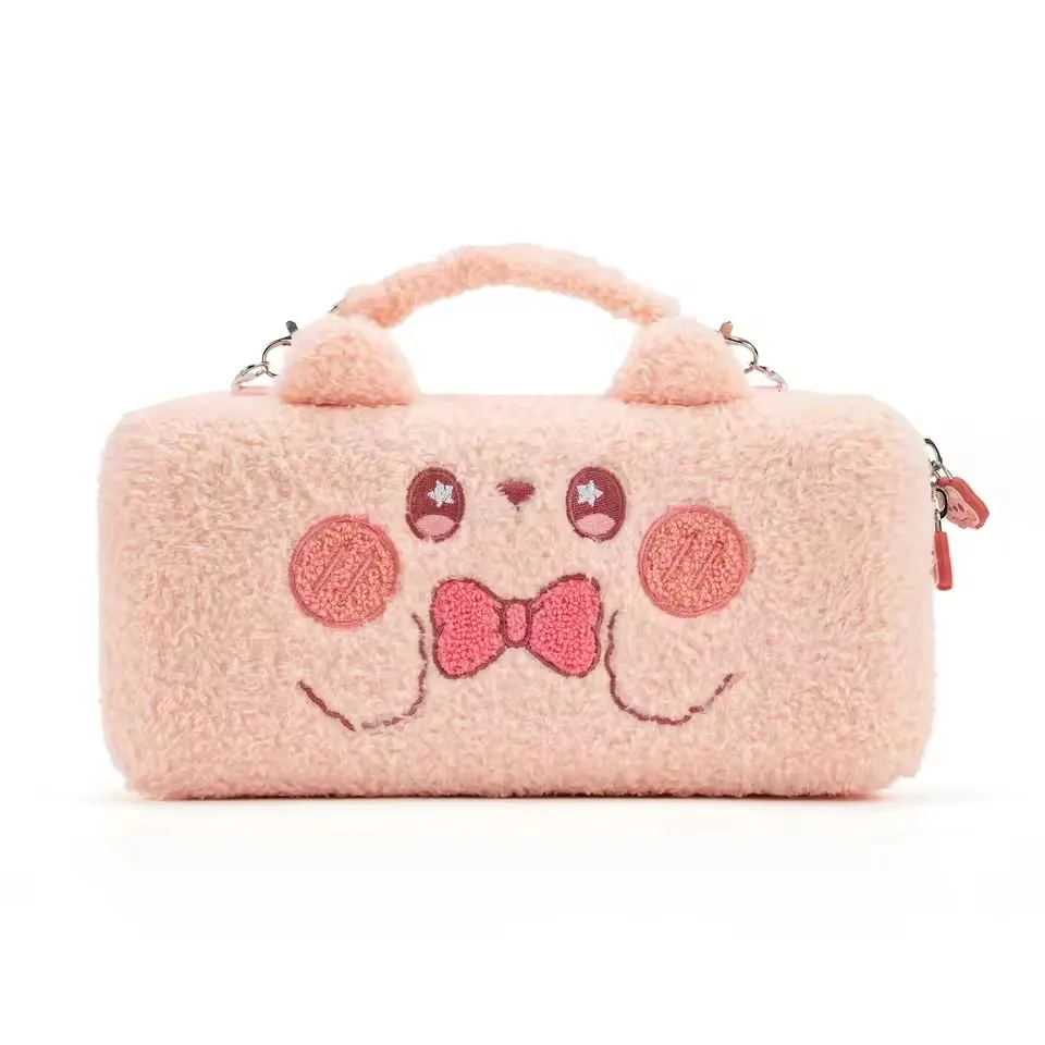 

GeekShare Storage Case 2025 New Portable Bag Cute Pink Rabbit Protctive Carrying Bag For Nintendo Switch OLED Game Controller