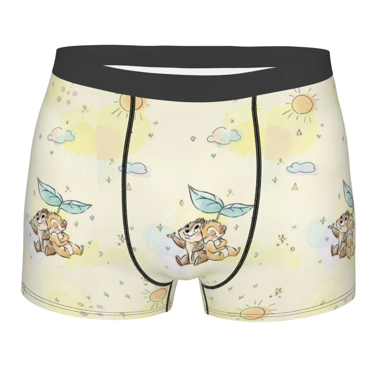 

Пользовательские забавные мультяшные шорты-боксеры «Чип и Дейл» для Homme, нижнее белье с 3D принтом, трусы, дышащие трусы