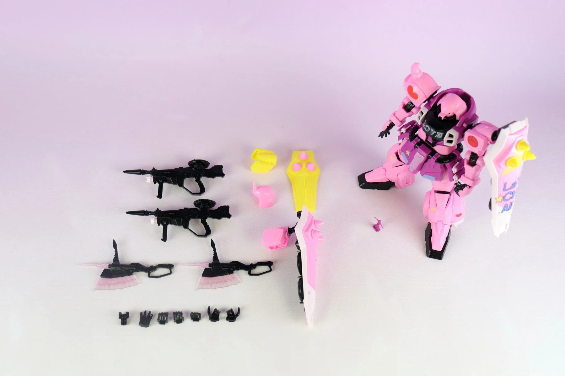 BLAZE ZAKU WARRIOR 1/100 MG 2001K ZGMF-1001/A1 LIVE CONCERT VER. Pink Action Toy Figures Assembly Toys