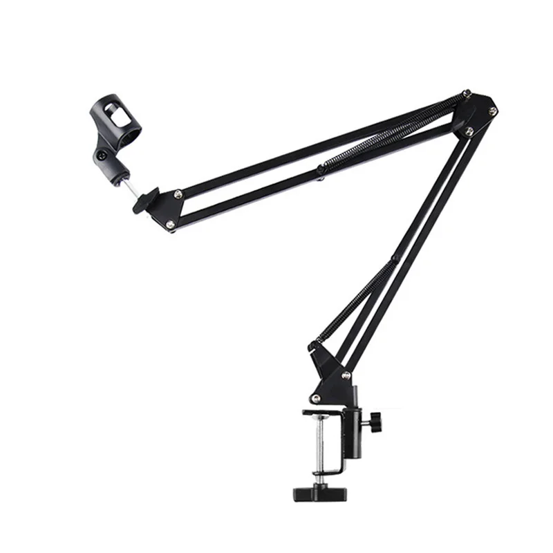 Adjustable Microphone Stand Desktop Boom Holder Professional Flexible Scissor Arm for Podcast/Streaming/Youtube