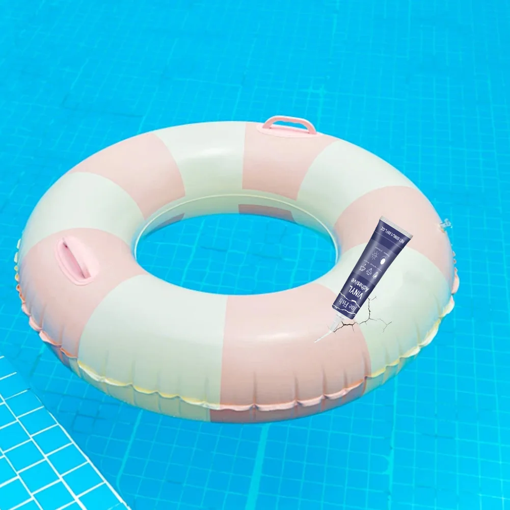 Pool Liner Patch Repair Kit Transparent Air Mattress Patch Kit Heavy Duty Inflatable Repair Kit for Swimming Ring Hot Tubs