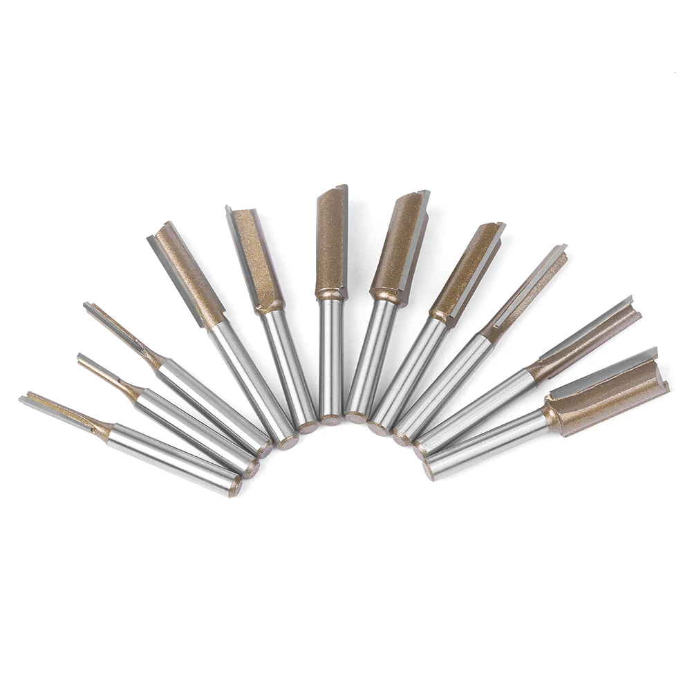 20Pcs Woodworking Knives Woodworking Milling Knives Professional Grade Straight Knives Edge Trimmers Slotting