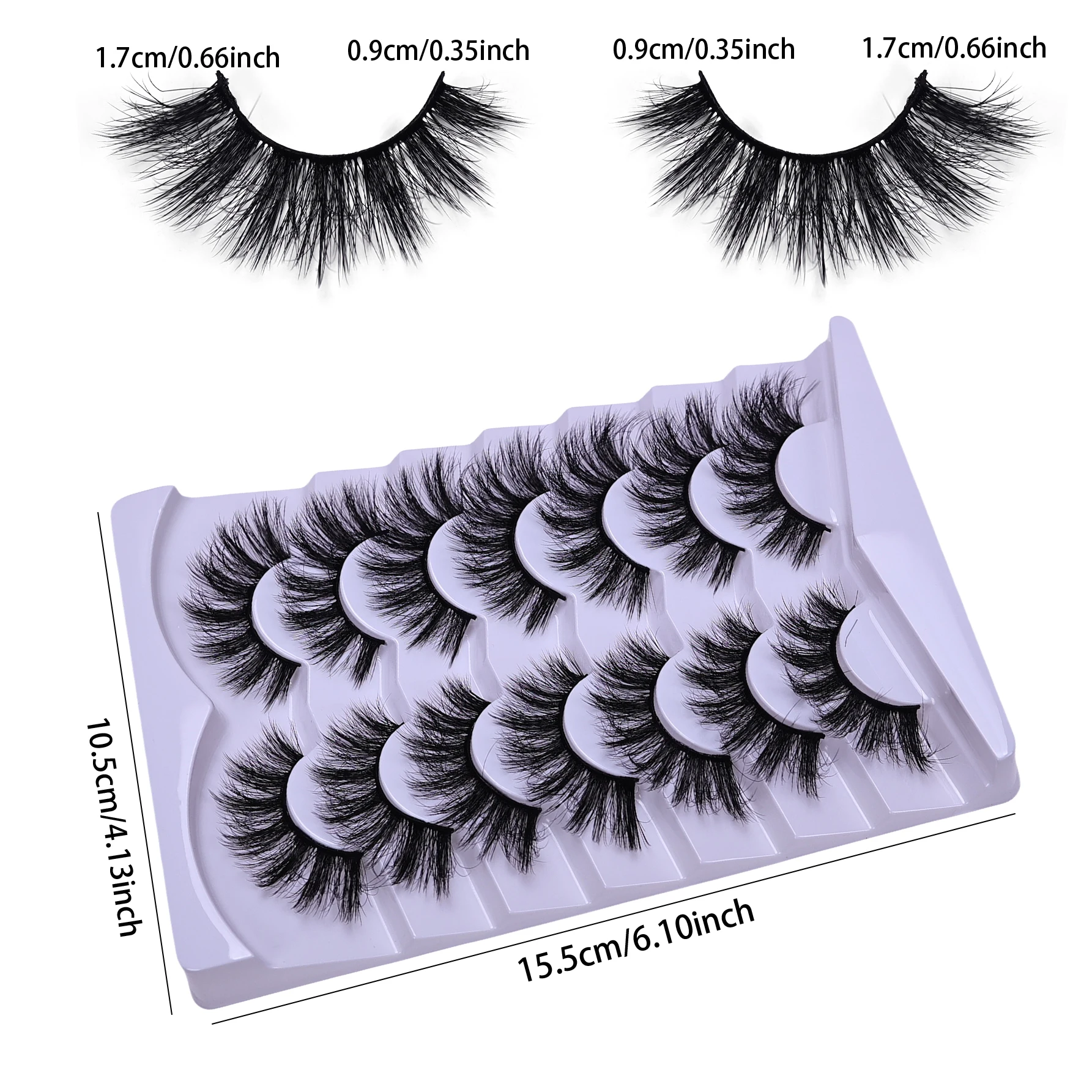 7 أزواج من الرموش الصناعية الرقيقة ثلاثية الأبعاد للرموش الصناعية الدرامية الرموش الصناعية الفوضى رموش سميكة رقيق للاستخدام في المنزل