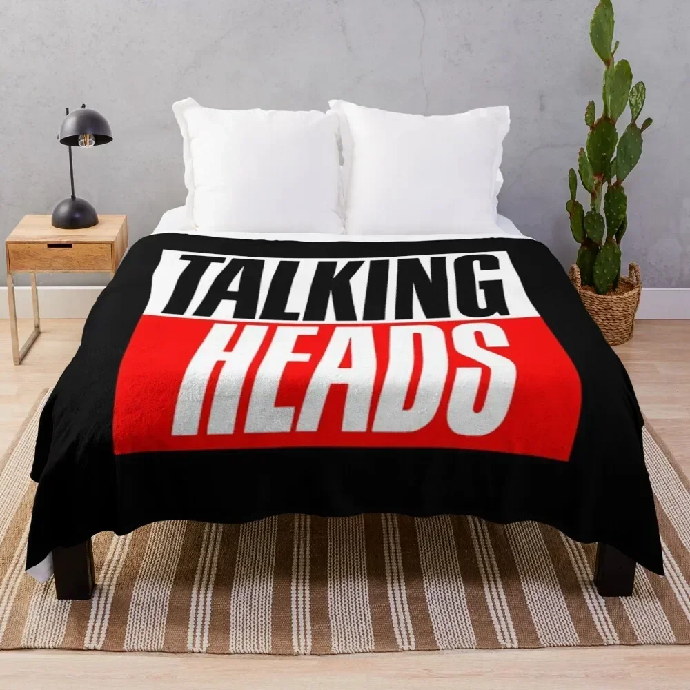 

Talking Heads Throw Blanket For Decorative Sofa valentine gift ideas halloween Travel Blankets