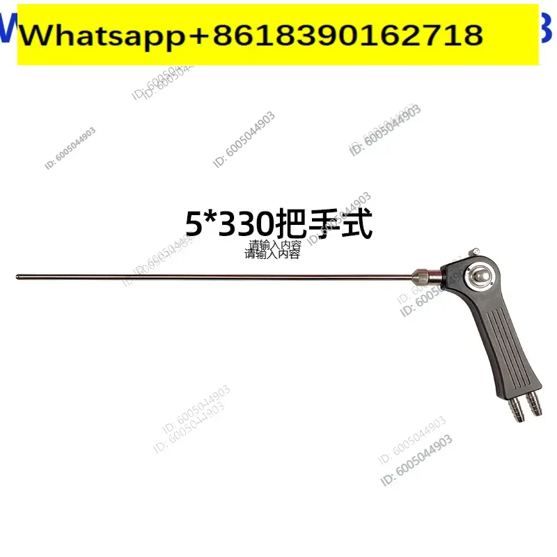 Thoracic laparoscopic suction tube Hand push washer Tee suction press spring washer