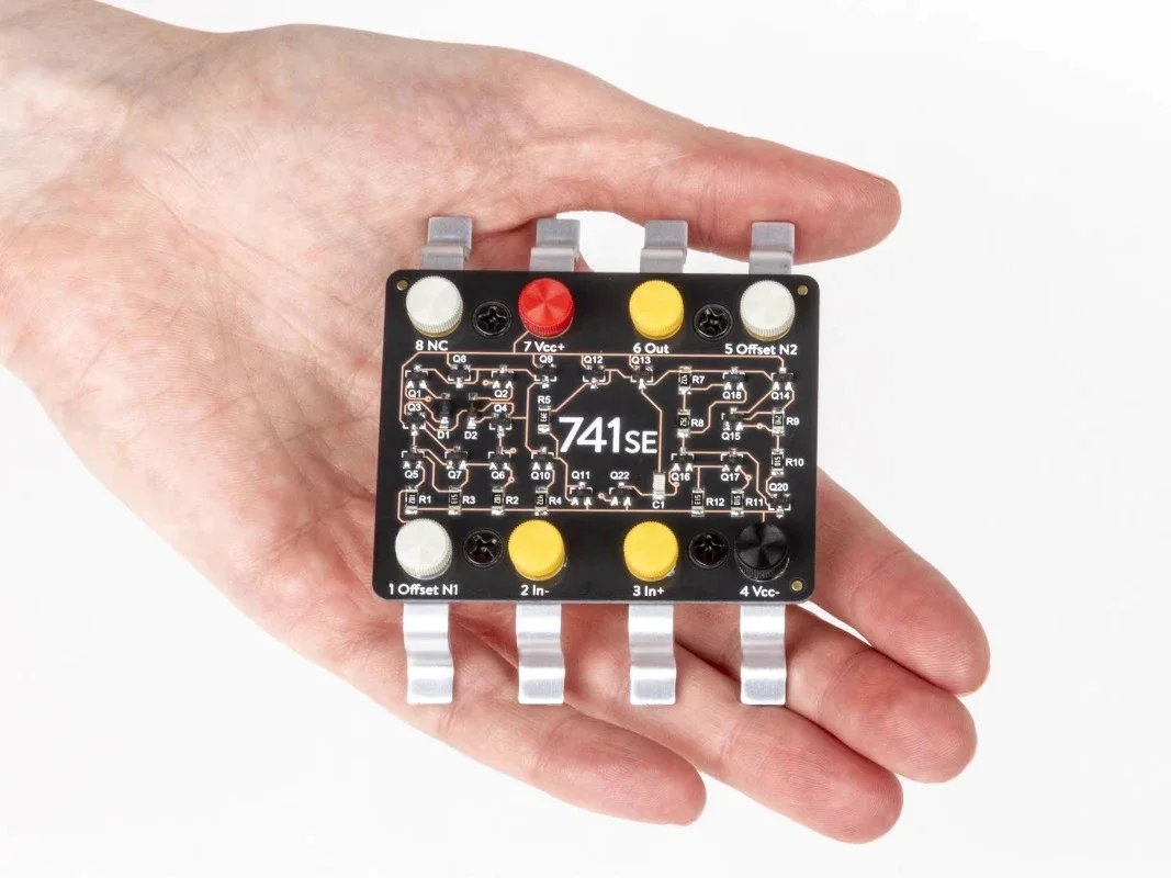 741 Learning Kit, Operational Amplifier Principle, Transistor, Fabrication, Chip, Operational Amplifier, Analog Circuit