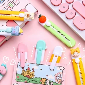 Hand Cutting Tools Heavy With SK5 Blade Plastic 25mm Cutter Knife