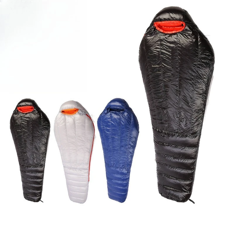 

Спальный мешок-кокон с 50% утиным и 90% гусиным пухом, легкий, для взрослых, для кемпинга, теплый, морозостойкий