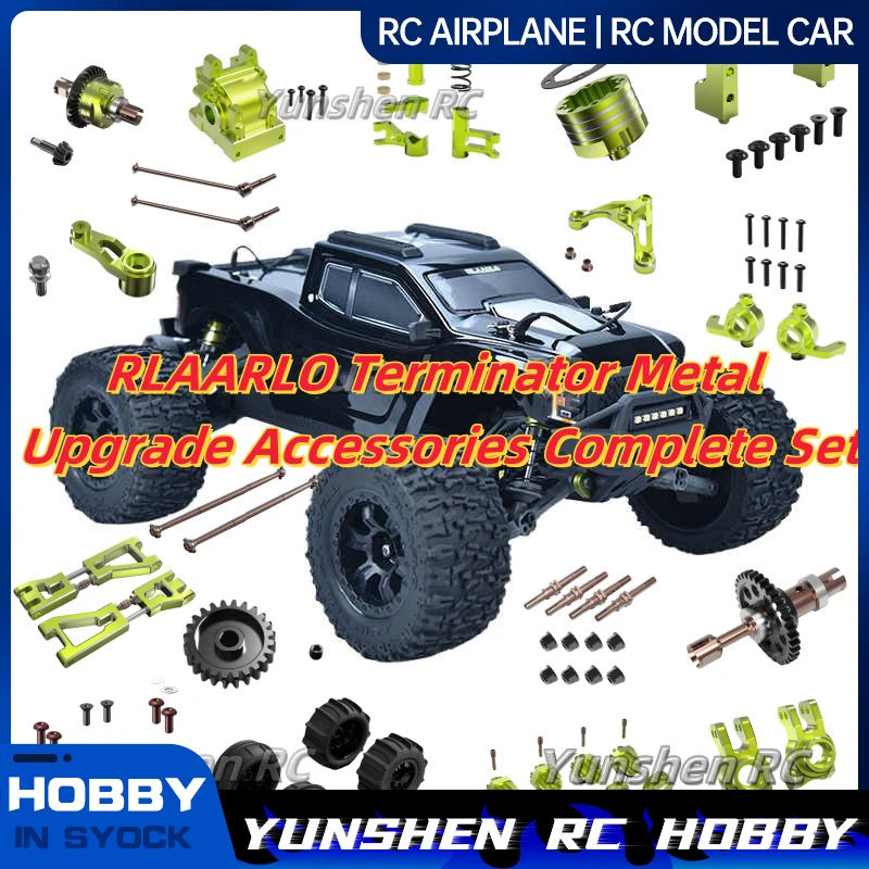 Terminator Metal Upgrade Accessories Collection Swing Arm Cup Rear Seat Differential Gear Adapter Servo Arm Complete Set