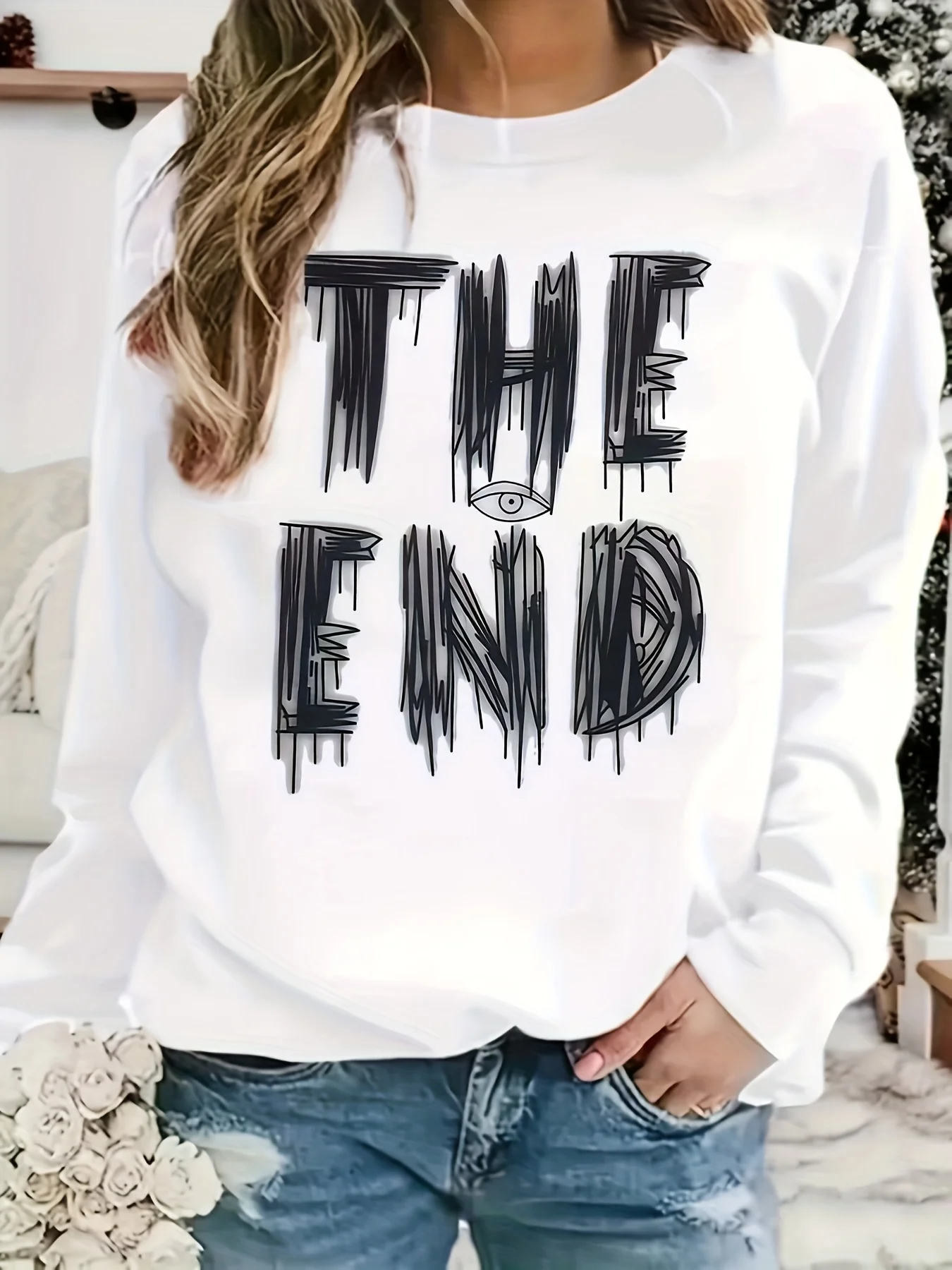

Graphic Printing Autumn and Winter Pure Cotton Men's and Women's Sweatshirts Outdoor Sports Leisure Fashion Trend Clothing