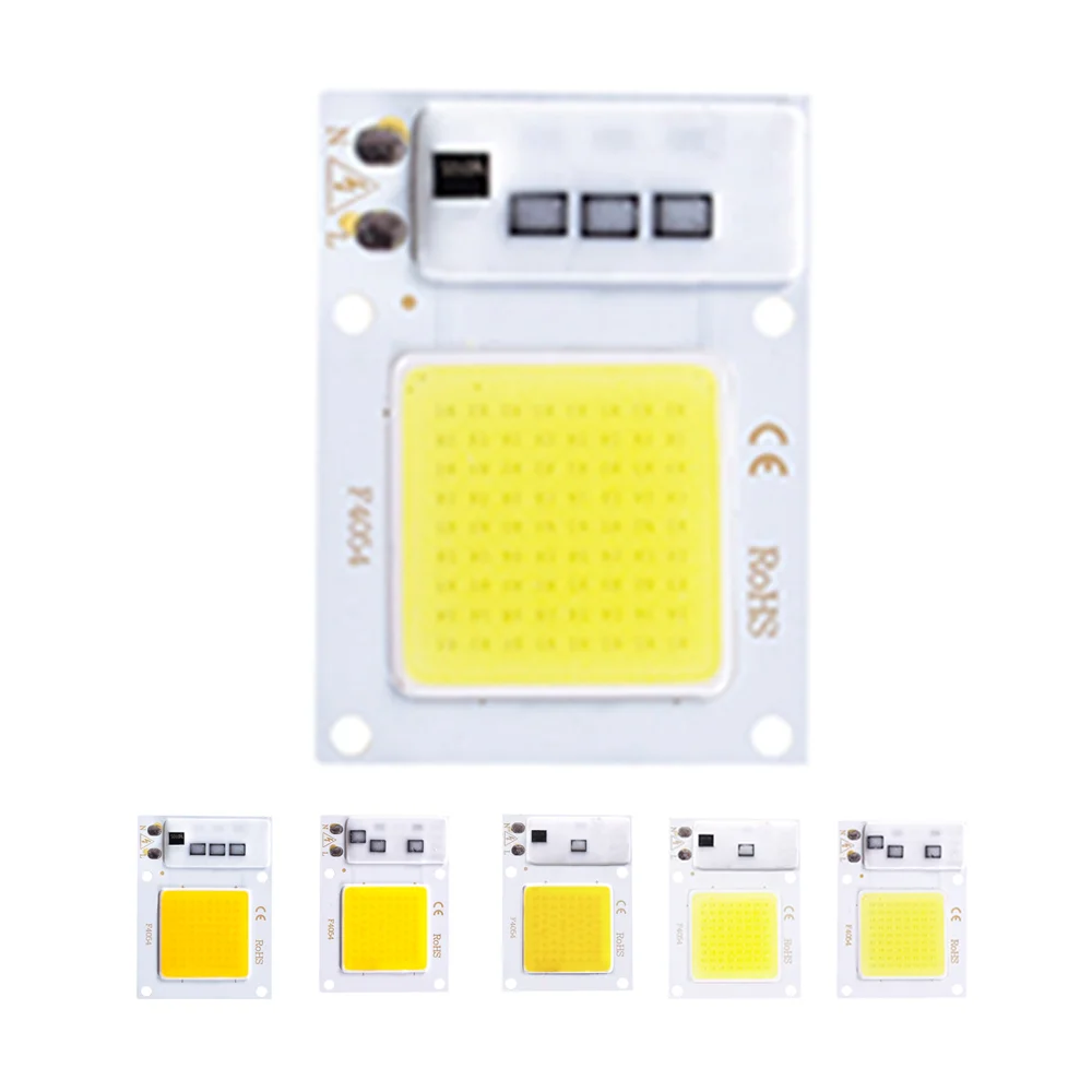 

LED COB Chip 10W 20W 30W AC220V Smart IC No Need Driver LED Lamp Beads For Flood Light Spotlight Accessories DIY Matrix Lighting