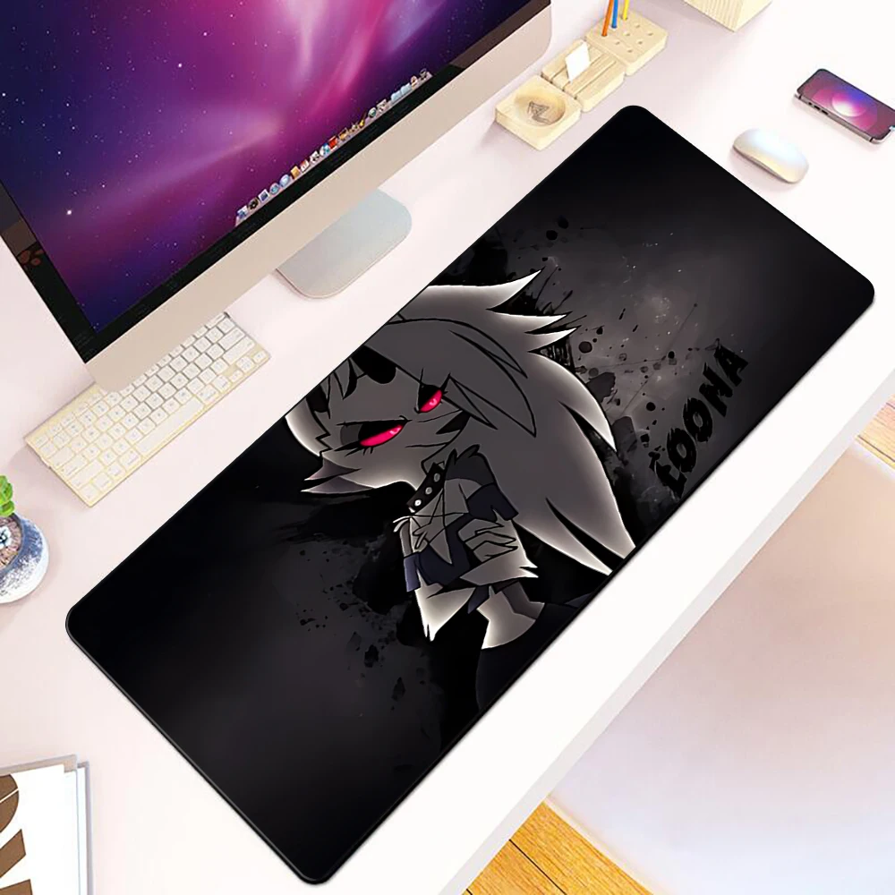 Helluva-Boss Mousepad HD Printing Computer Gamers Locking Edge Non-slip Mouse Pad XXL90x40cm Keyboard PC Desk Pad