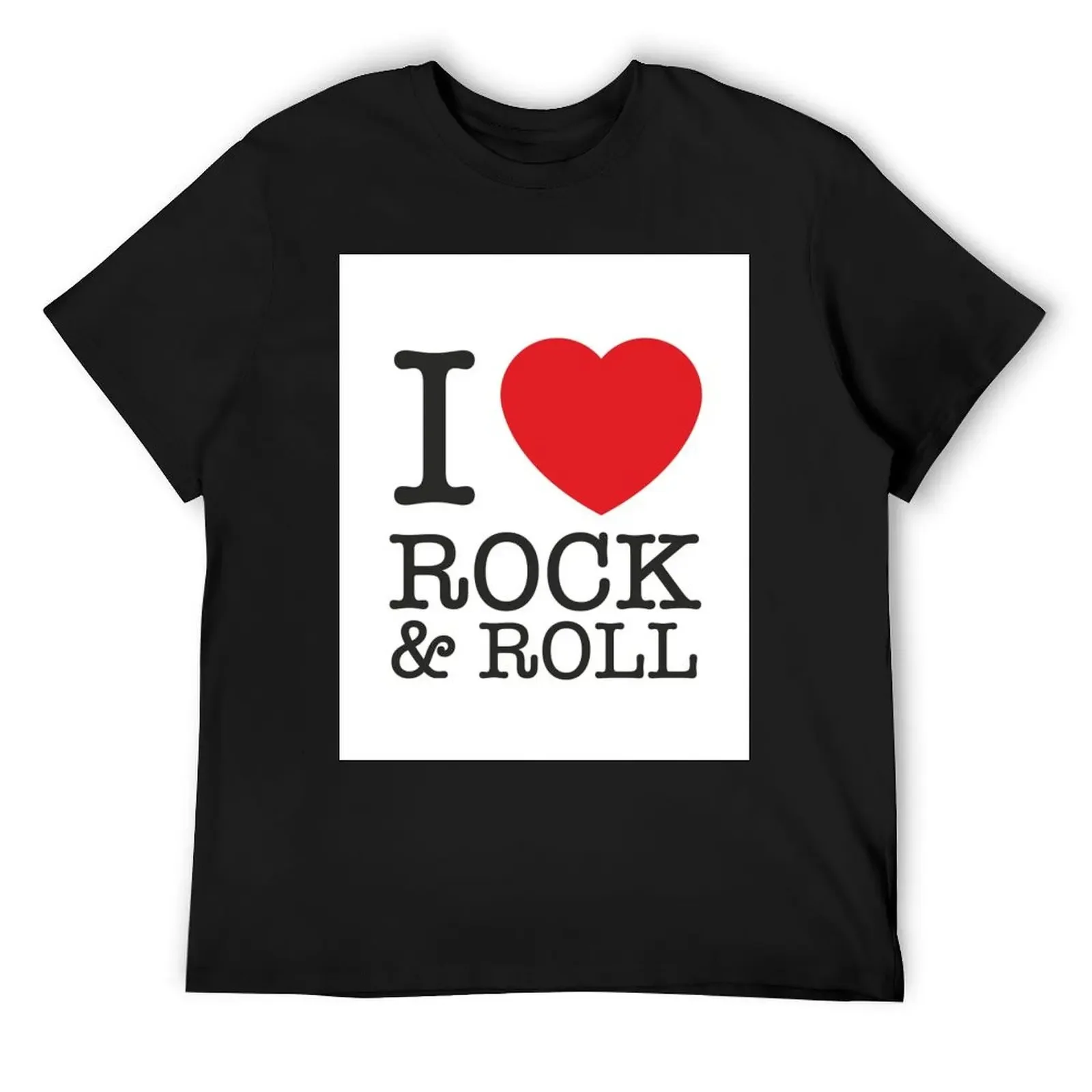 I love rock & roll T-Shirt shirts graphic tees graphic t shirt vintage Short sleeve tee men