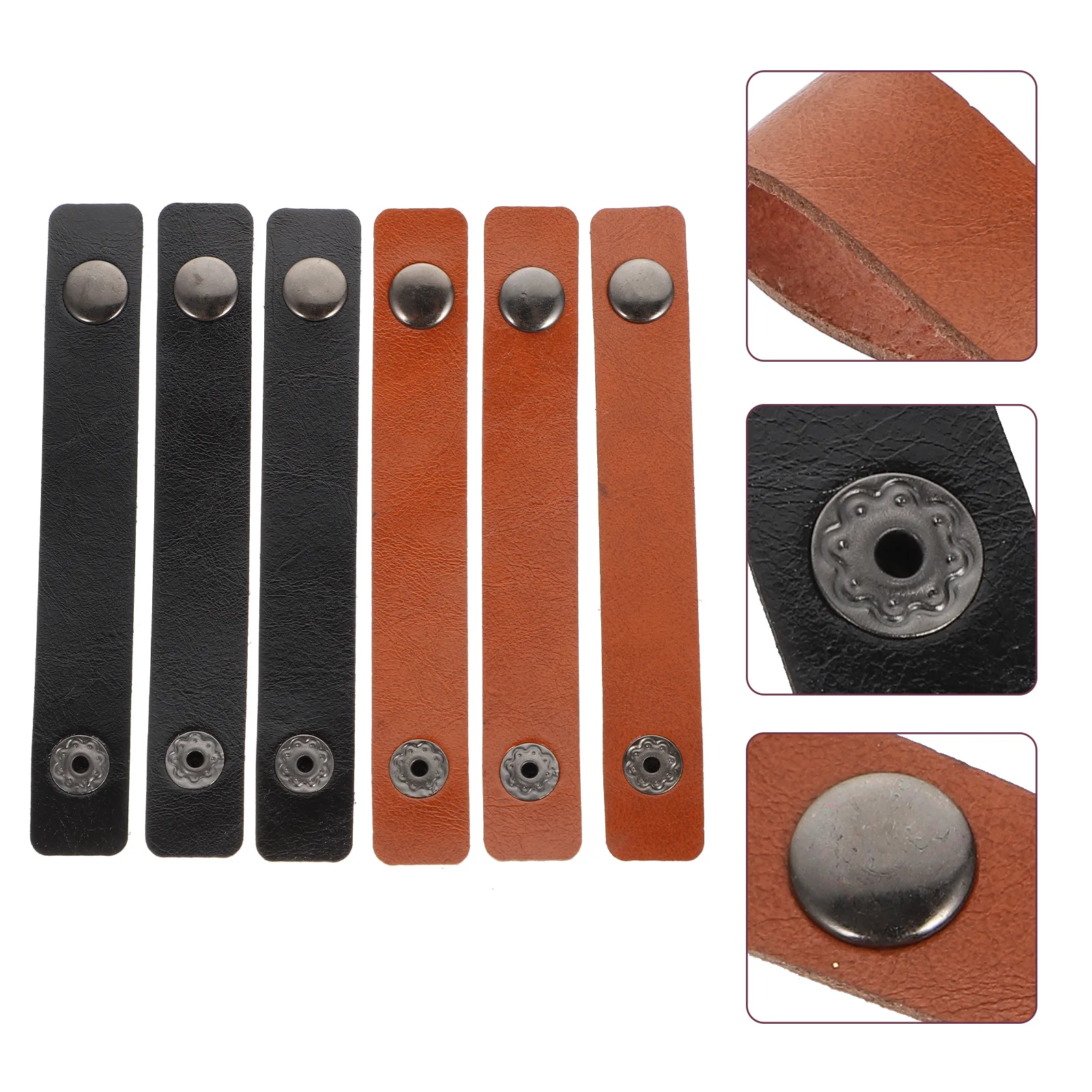 

6pcs Cable Winder Durable Cord Organizer Fine Craftsmanship Anti-Tangling Storage For Earphones Usb Cables Office Home