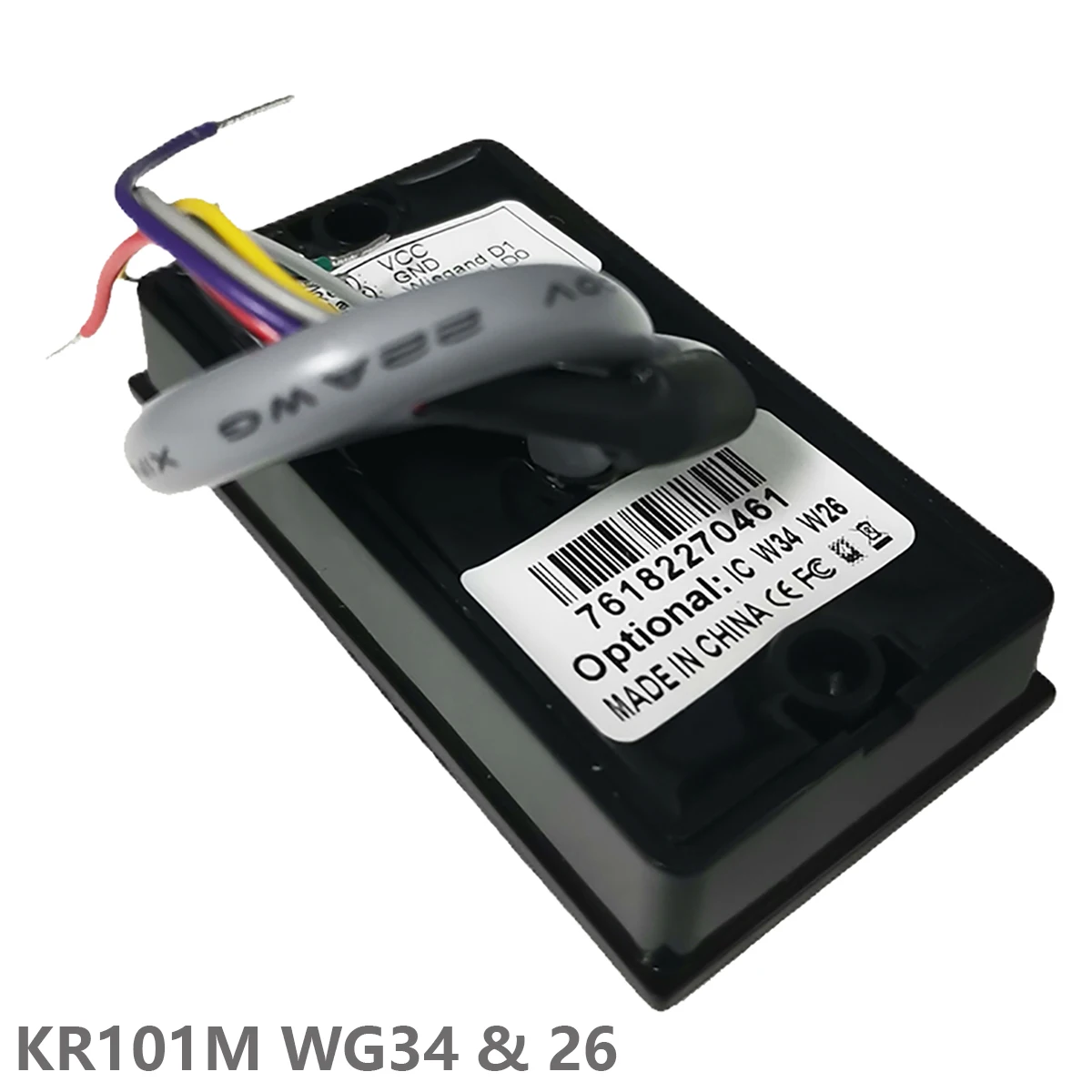 Sistema de Control de acceso de puerta, lector de tarjetas esclavo, KR101E, KR101M, KR300, Wiegand, 26, 34, RFID, 125Khz, IC, 13,56 mhz