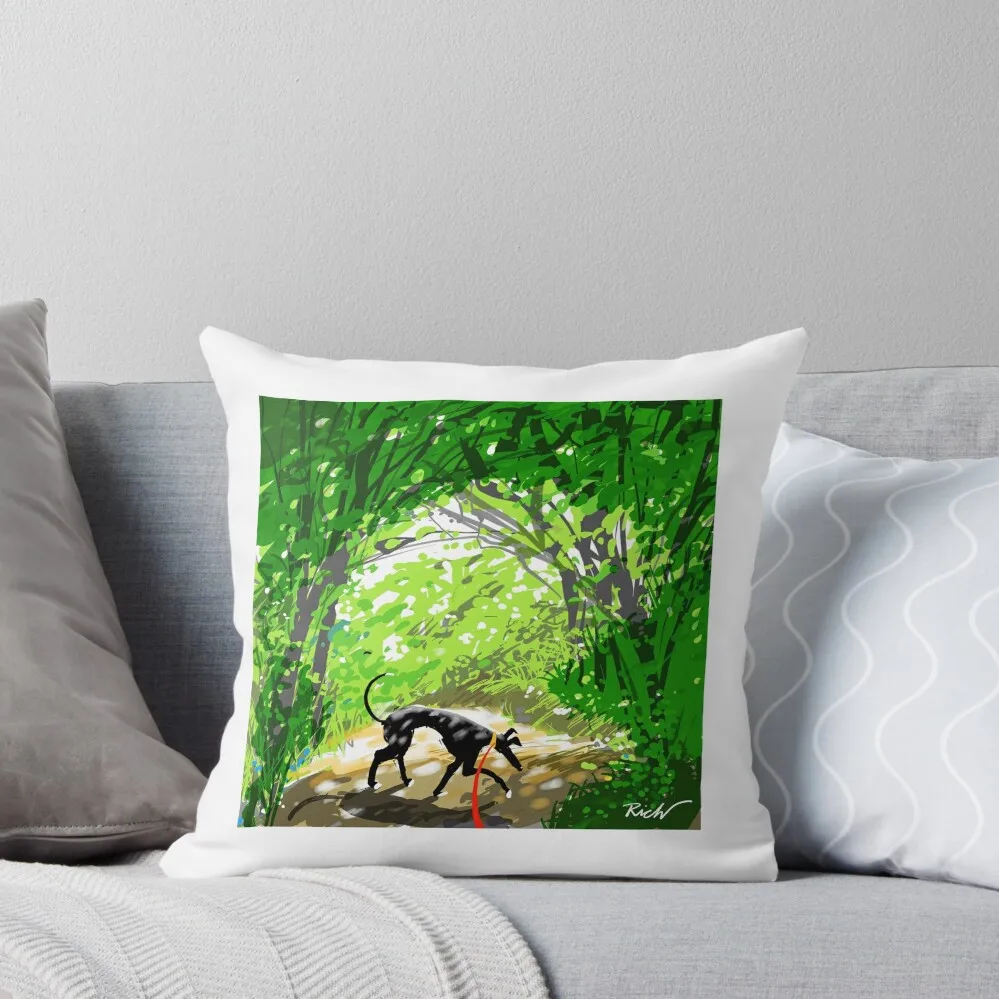 

Woodland Shade Hound Throw Pillow Christmas Pillow Covers christmas cushions covers