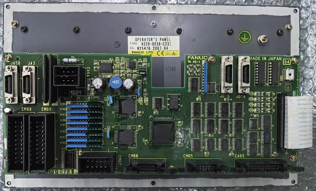 Genuine original A02B-0236-C231 Used Operator panel with IO board A02B 0236 C231，Fast shipping