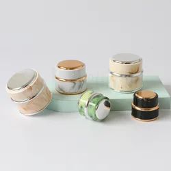 1PCS 15ML Marble Pattern Cream Bottle Portable Nail Polish Bottles Refillable Travel Size Empty Perfume Sprayer Distributor
