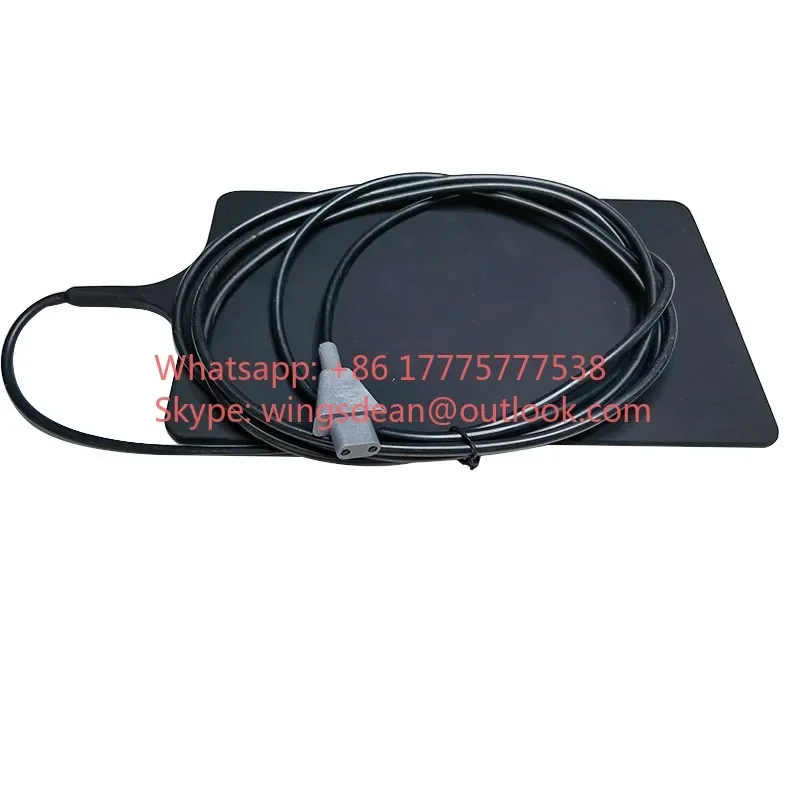 

Compatible Reusable 2 Pin Silicon Patient Plate Negative Return Electrode ESU Grounding Plate