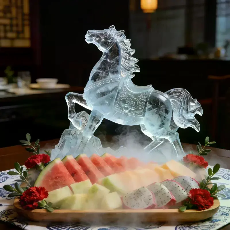 3D Silicone Mold Horse Diy Ice Sculpture Fondant Candy Chocolate Mould Plaster Resin Molds Cake Decor Tools
