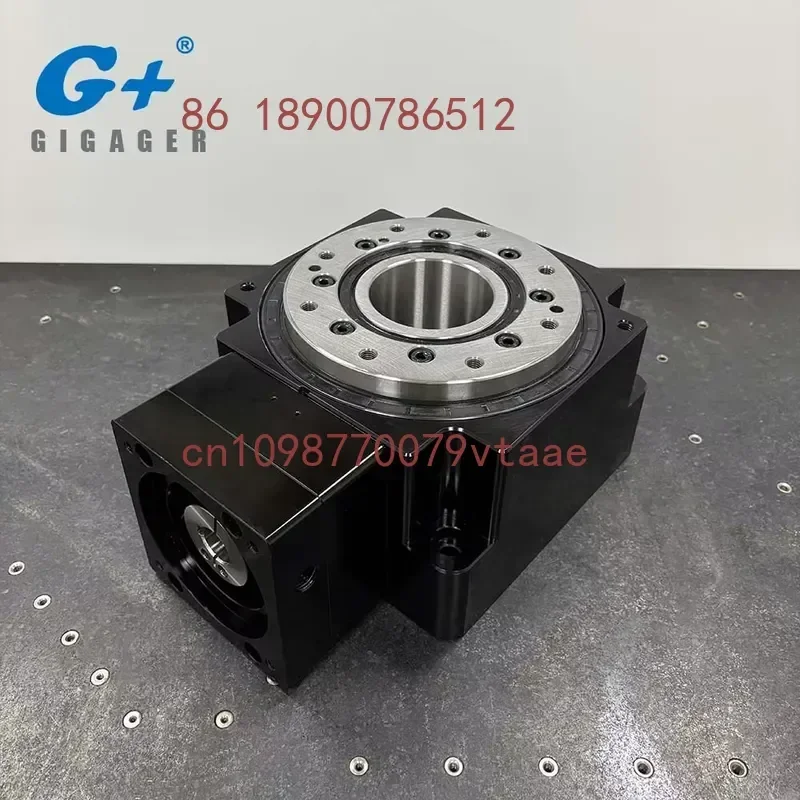 High Precision Helical Gear Rotary Table G+ GSR200 Large Size Hollow Structure for CNC Right-Angle Work Configuration