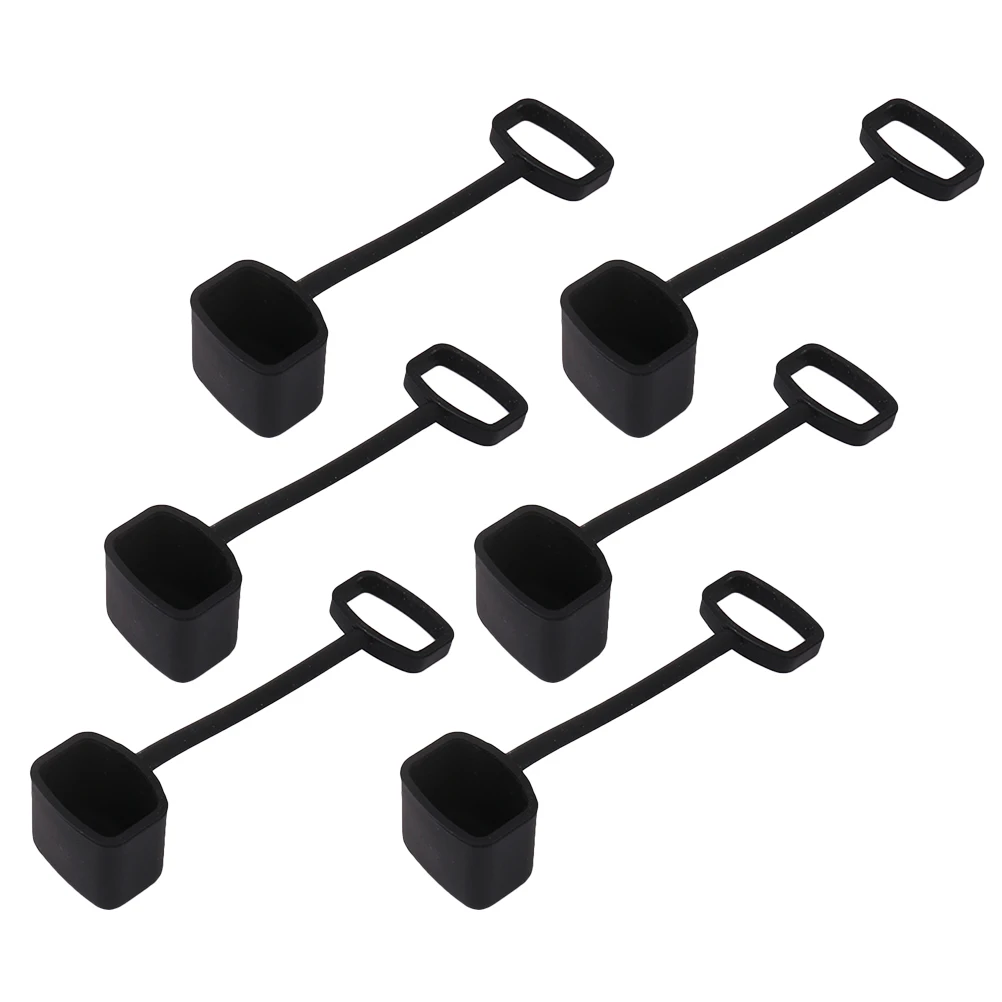 

6pcs Kazoo Protective Cover Silicone Dustproof Waterproof Lightweight Practical Household Item Musical Instrument Accessories