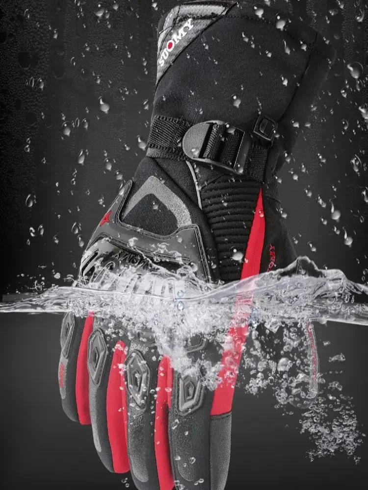 AliExpress Winter Waterproof Warm Motorcycle Riding Gloves for Cycling/Off-road Racing/Skiing/Mountain Climbing/Bicycle Guantes Moto Gloves