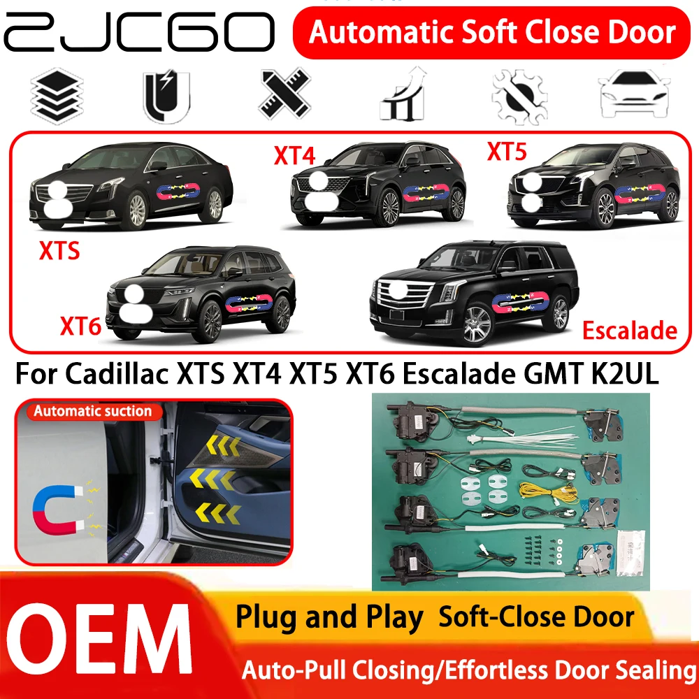 

for Cadillac XTS XT4 XT5 XT6 Escalade GMT K2UL Car OEM Plug and Play Automatic Electric Soft Close Door Comfort Closing System﻿