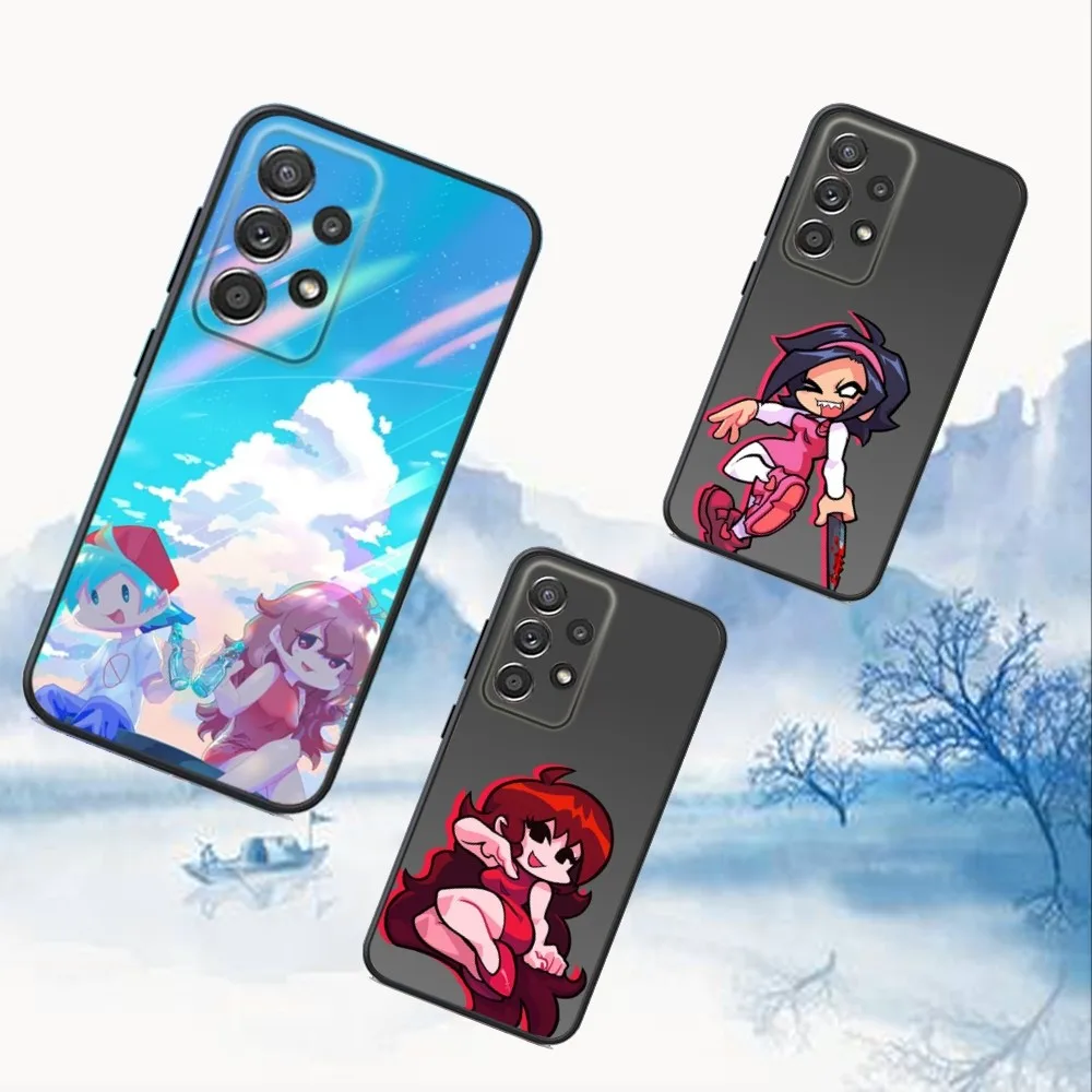 

Game F-Friday Night Funkin Phone Case For Samsung S25,S24,S21,S22,S23,S30,Ultra,S20,Plus,Fe,Lite,Note,10,9,5G Black Cover